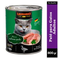 Paté para Gato Leonardo Quality Selection Pato 800 gr