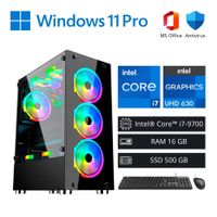 Computadora PC Gamer Intel Core i7 9ª Gen 4,70 GHz 16GB RAM 500GB SSD