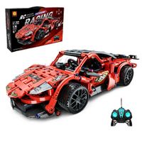 Auto de Carreras Armable RC Rojo 503 Pcs a Control Remoto