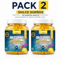 PACK 2 GOMITAS VALERIANA PARA ADULTOS 300 GOMITAS SOTTCOR LABS