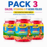 PACK 3 GOMITAS CALCIO NIÑOS 450 GOMITAS SOTTCOR LABS