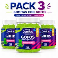 PACK 3 GOMITAS GOFOS NIÑOS 450 GOMITAS SOTTCOR LABS