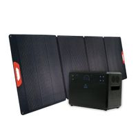 COMBO Estacion De Energia Portatil 2000w y Panel Solar 400w