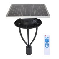 Luminaria Farola Tipo Isla Con Panel Solar 120w
