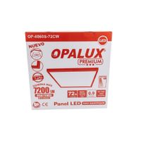 Panel LED de 60x60cm 72W 7200 Lumenes luz Blanca Para Sobreponer en Pared OPALUX OP-6060s-72CW