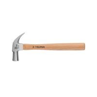 Martillo cabeza cónica 29 mm uña curva mango madera Truper - 10561