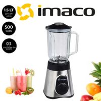 LICUADORA 1.5LT IMACO 3 VELOCIDADES COLOR PLATEADO MOD BLS3515