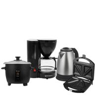 Cuatri-combo Arrocera Sandwichera Hervidor Cafetera Imaco