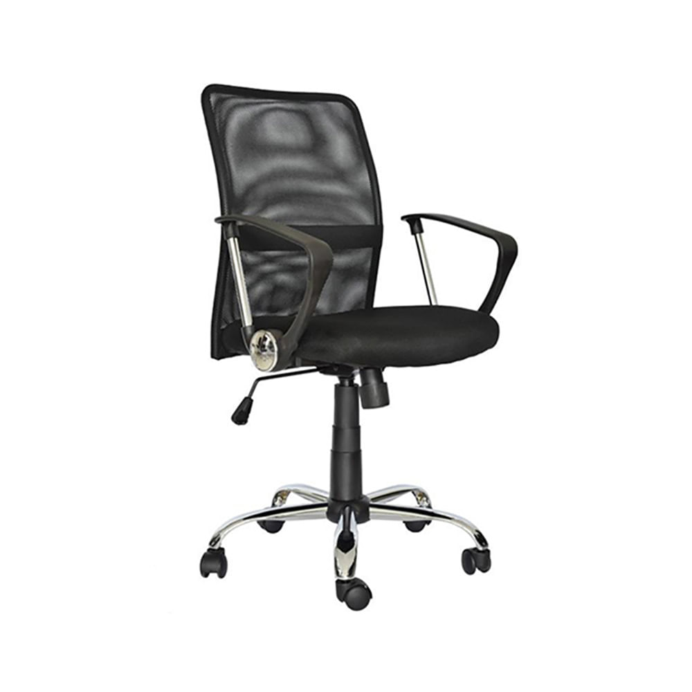 Silla Lancaster Negra Giratoria - Ziyaz