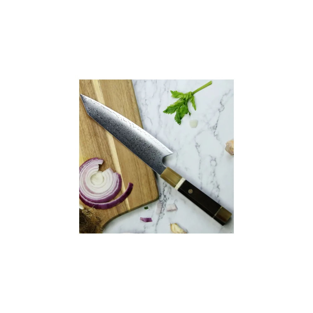 Cuchillo Buffalo Kiritsuke N8 Acero Damasco de 67 Capas