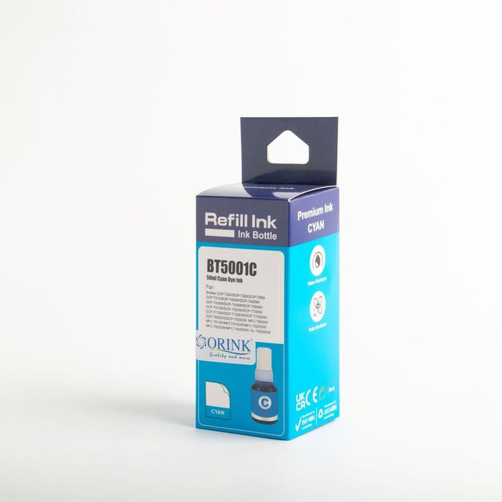 Tinta Compatible Orink BT5001C Azul Cyan 50 ml