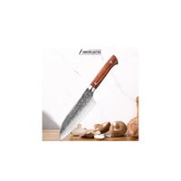 Cuchillo Santoku N 6 Japones 67 capas de acero Damasco forjado
