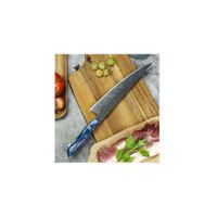 Cuchillo Chef N8 3 capas-10Cr15MoV Mango de Resina Azul