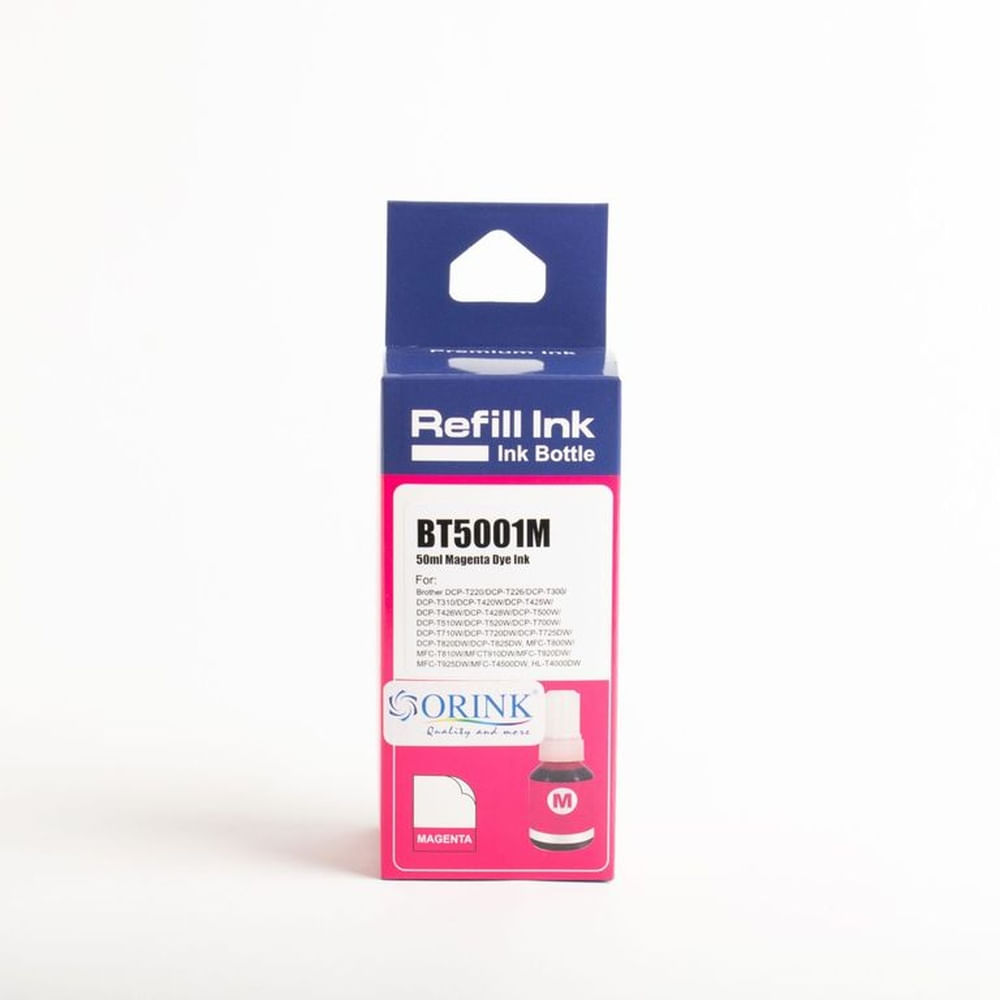 Tinta Compatible Orink BT5001M Rojo Magenta 50 ml
