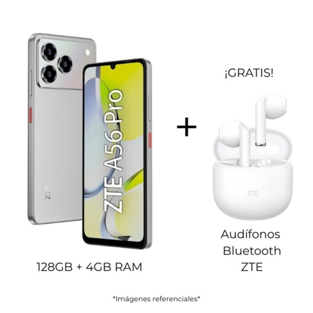 ZTE A56 PRO 4GB 128GB GRIS AUDIFONOS ZTE