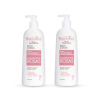 Crema Corporal Con Acido Hialuronico Bioextracto De Rosas 450Ml 2Und