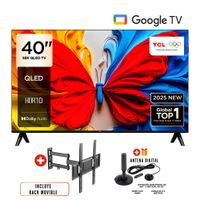 TELEVISOR TCL QLED 40 FHD SMART TV 40S5K GOOGLE TV - RACK MOVIBLE