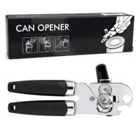 Abrelatas Manual De Acero Inoxidable Con Mango Antideslizante