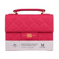 Biblia Reina Valera 1960 Cartera con Broche Magnético Letra Grande 10 Puntos Fucsia