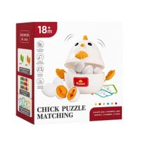 Juguete Encaje Gallina Con Huevos Y Tarjetas Matching