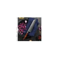 Cuchillo Kiritsuke N 8 profesional acero Damasco 67 capas