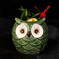 TIKI Taza BÚHO de cerámica de 600 ml