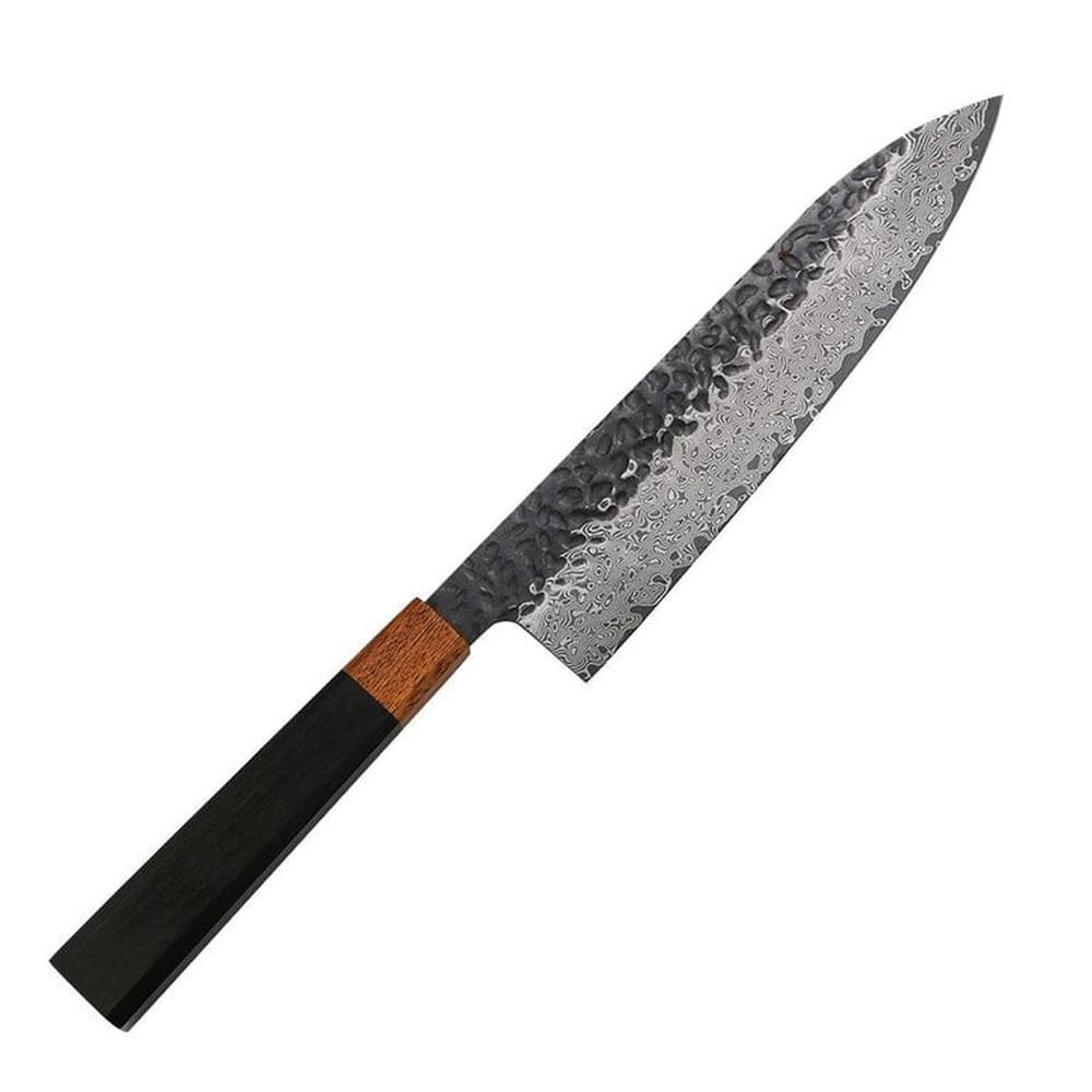 Cuchillo de chef japonés de acero de Damasco 67 capas de forja