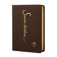 Santa Biblia RV1960 Letra Grande 12 puntos Colección Fina Marrón