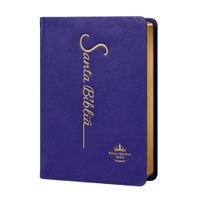 Santa Biblia RV1960 Letra Grande 12 puntos Colección Fina Morado