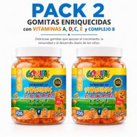 PACK 2 VITAMINAS NIÑOS 300 GOMITAS SOTTCOR LABS