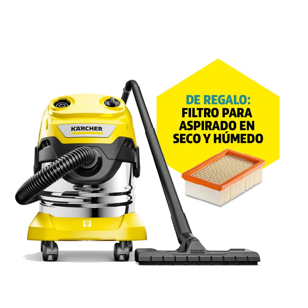 Pack Aspiradora de polvo y agua WD4s con Filtro