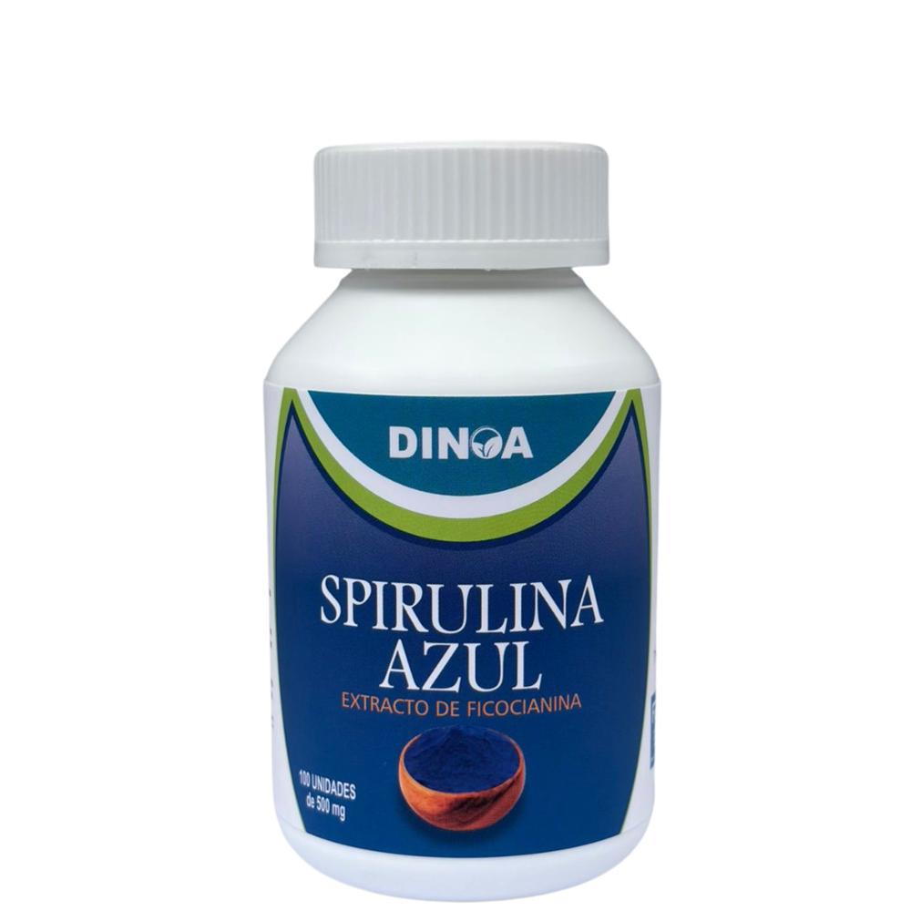 Spirulina Azul Dinoa Cápsulas 100 Antioxidante Natural - Apoyo metabólico