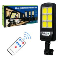 Lámpara Solar Con Sensor De Movimiento Y Control Remoto Para Exterior