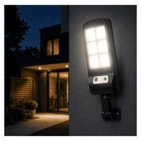 Lámpara Solar Para Exterior Con Sensor De Movimiento Y Control Remoto
