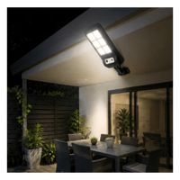 Lámpara Solar Con Sensor De Movimiento Y Control Remoto Para Exterior