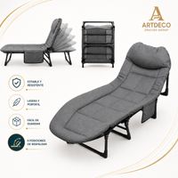 Mueble Cama Plegable De Reclinable 6 niveles ajustables