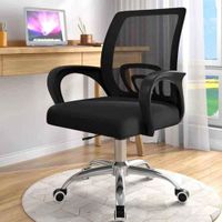 SILLA DE OFICINA ERGONOMICA NEGRO MODELO ATLANTIS