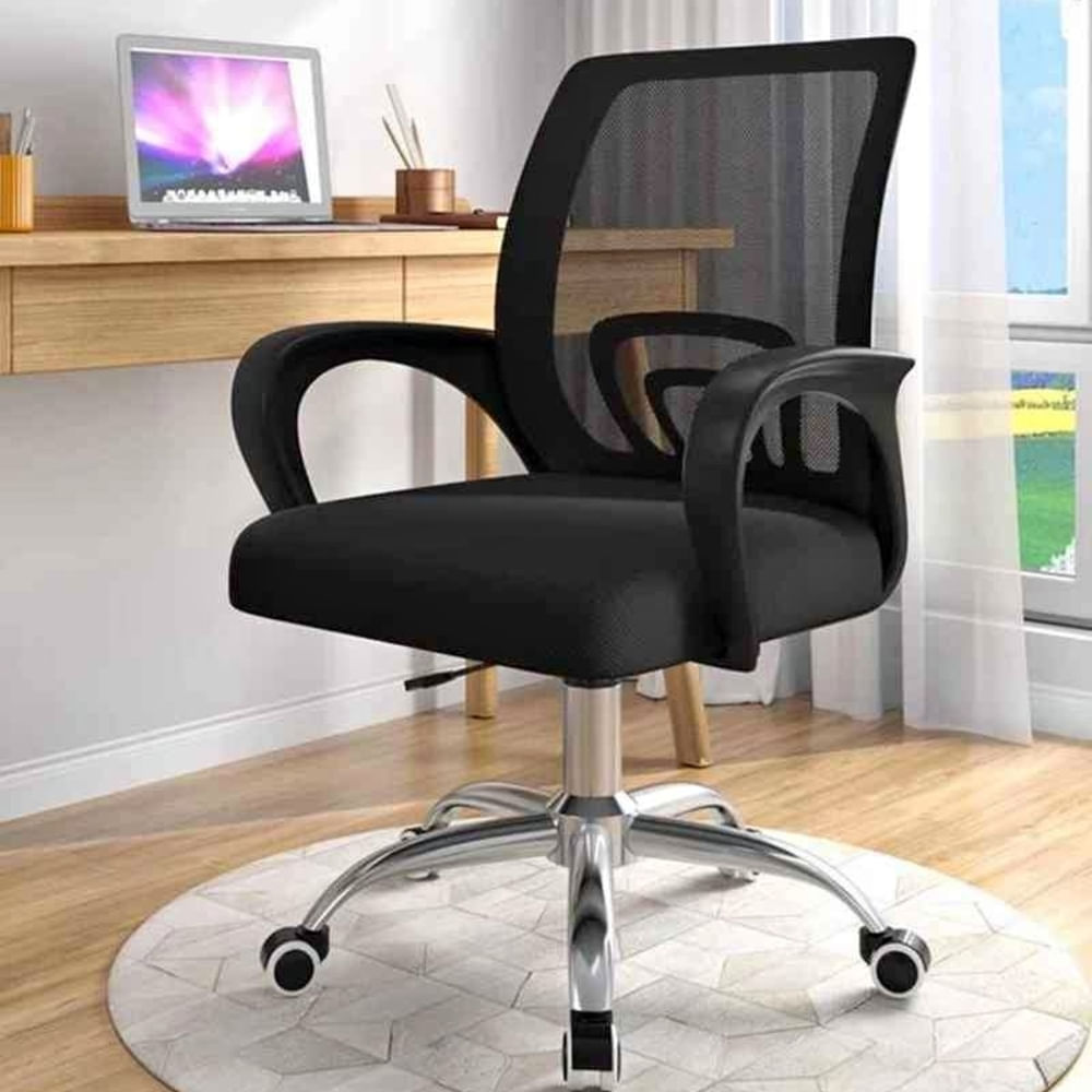 SILLA DE OFICINA  ERGONOMICA NEGRO  MODELO ATLANTIS