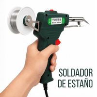 Soldador De Estaño Tipo Pistola 60W Con Alimentación Automática