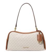 CARTERA SHOULDER BAG CECILY MICHAEL KORS MONOGRAFIADA BEIGE