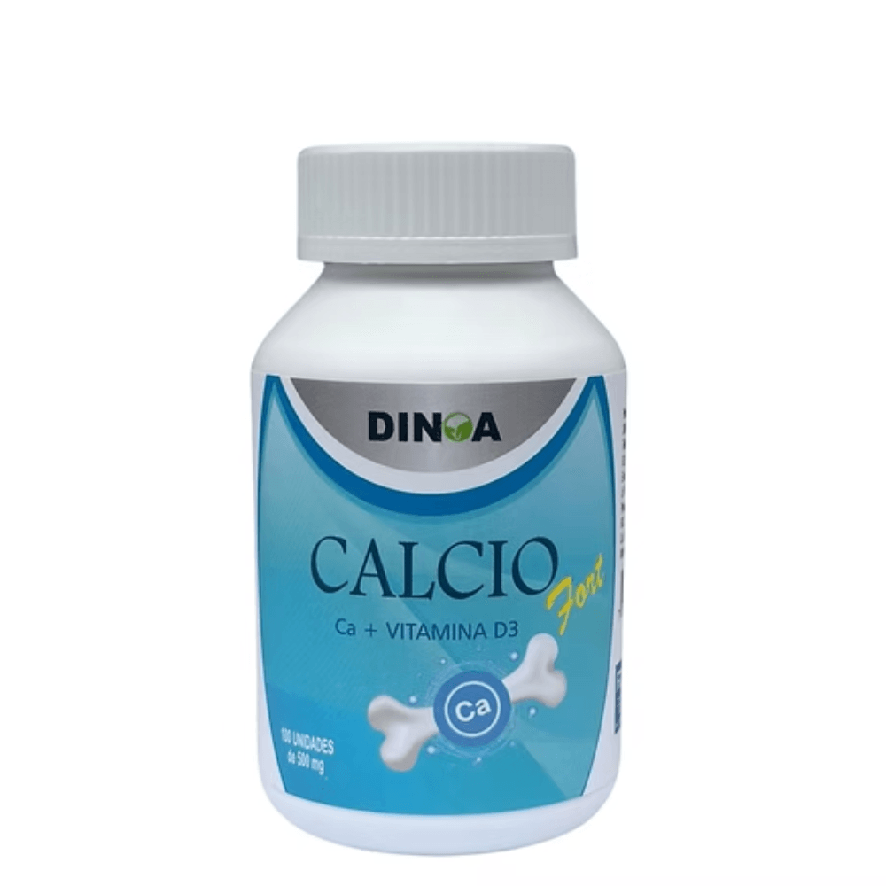 Calcio Fort Dinoa Cápsula 100 -Fortalecimiento Óseo -Salud Muscular