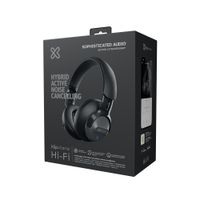 Audífonos Bluetooth Klip Xtreme KNH-750GR On Ear ANC Híbrido 44 Horas Gris
