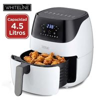 Freidora de Aire Digital de 4.5L Whiteline DH-202A Blanco