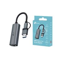 Adaptador Red USB Tp-Link UE310C USB A/C a Gigabit RJ45 1000 Mbps