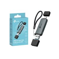 Lector de Tarjetas Tp-Link UA430D USB C y A a SD y microSD 3.0 5 Gbps