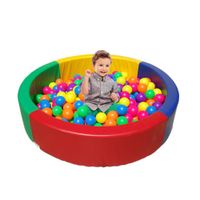 Linda Piscina de pelotas para Niños y 100 pelotas multicolor