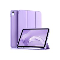 FUNDA SMART COVER PARA IPAD 10TH 10.9 A16 11VA 11PULGADAS LILA