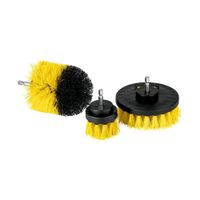 Juego de 3 cepillos multiusos para taladro Pretul - 28152