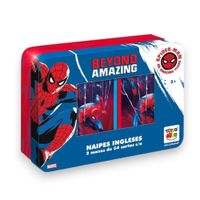 Naipes en Estuche Metálico Star - Marvel Spiderman 2 Mazos