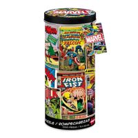 Marvel Rompecabezas en Tubo Metálico 1000 Piezas Modelos Aleatorios